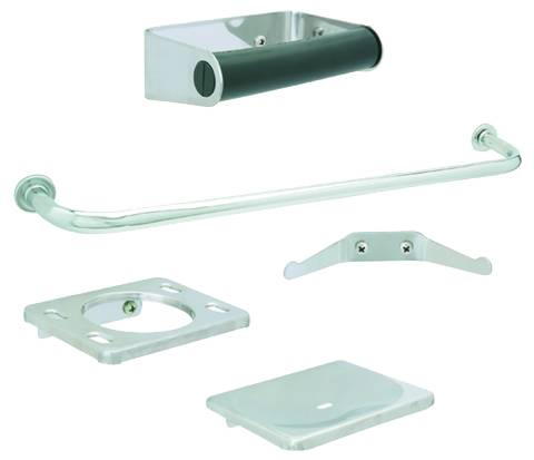 5551 Juego de accesorios para baño sobreponer 5 pz cromado 4800 Dica