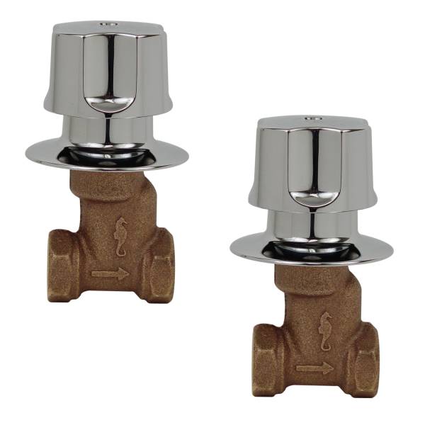 5568 Juego llaves empotrar roscables bronce tauro 40Q Rugo