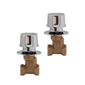 5579 Juego llaves empotrar roscables bronce tauro 38Q Rugo