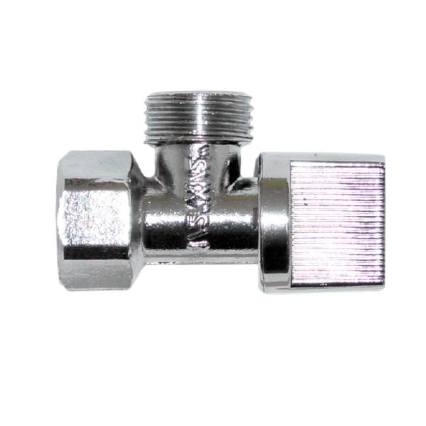 5616 Valvula control angular 1/2" x 1/2" laton 1/4 de vuelta 25E Rugo RUGO