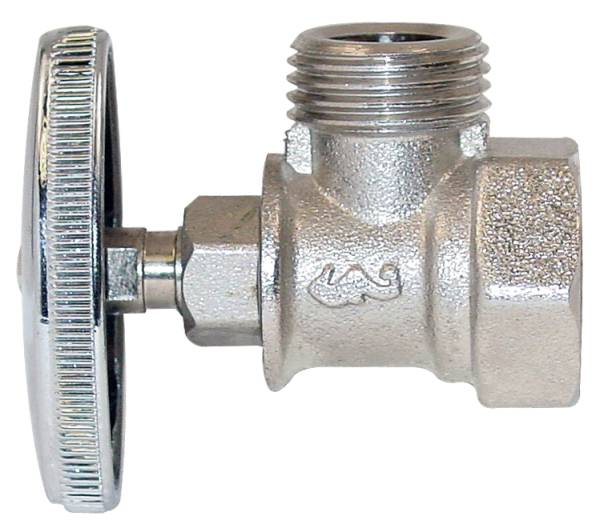 5622 Valvula control angular 1/2" x 1/2" laton 25 Rugo RUGO