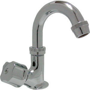 5624 Llave individual lavabo bronce cromado 16B Rugo