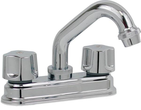 5689 Mezcladora lavabo de bronce tipo standard maneral standard cromada 24CT Rugo