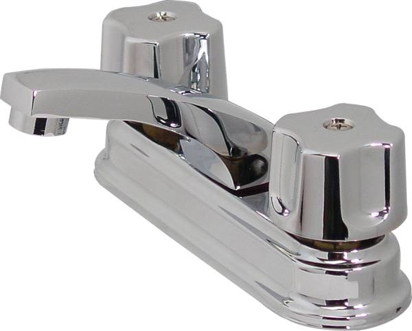 5695 Mezcladora lavabo de bronce tipo standard maneral standard cromada 24Q Rugo