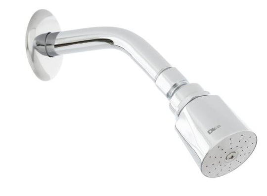 5739 Regadera con brazo redonda 02" zamac cromada 4501B Dica