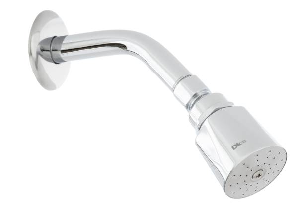 5739 Regadera con brazo redonda 02" zamac cromada 4501B Dica