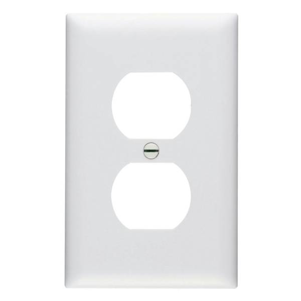 6556 Placa para contacto duplex blanco Bticino