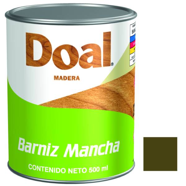 6661 Barniz mancha 420 roble obscuro 0.5 lt Doal