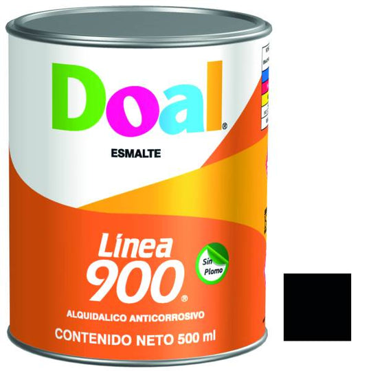 6744 Esmalte linea 0900 917 negro 0.5l Doal