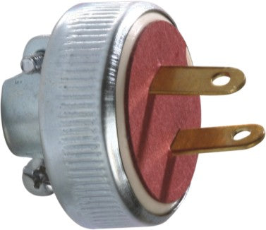 676 Clavija blindada sencilla 10a 250v laton CLA018 Kley