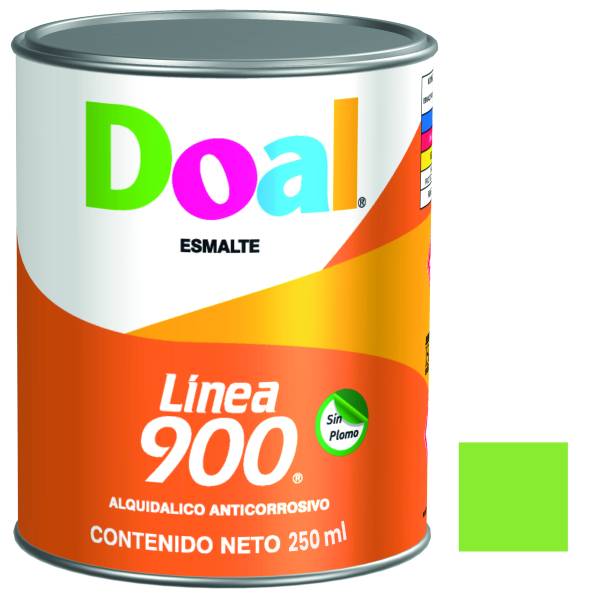6762 Esmalte linea 0900 922 verde yerba 0.25l Doal