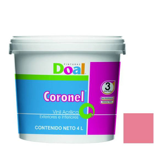 7016 Pintura vinil coronel naranja 4.0 lt Doal