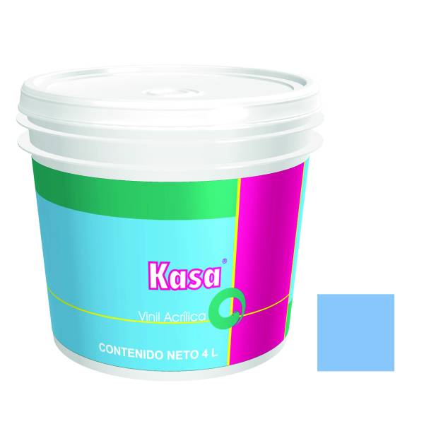 7066 Pintura vinil kasa azul 4.0 lt Doal