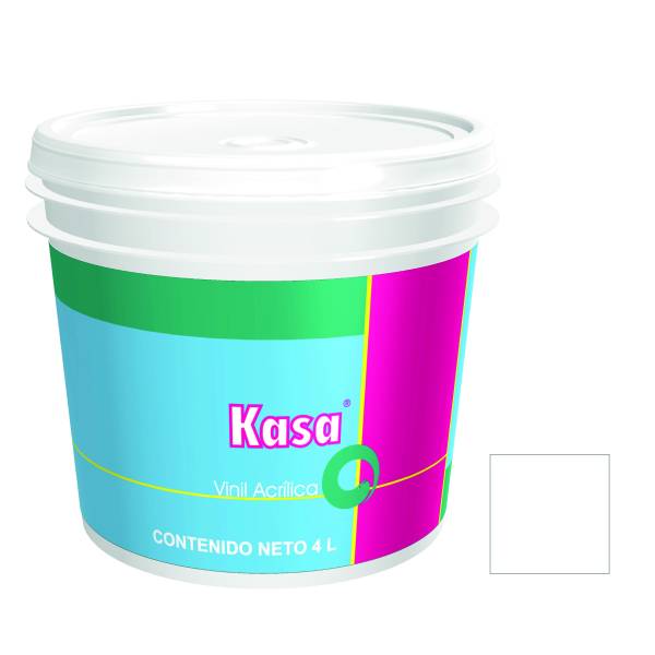 7068 Pintura vinil kasa blanco 4.0 lt Doal