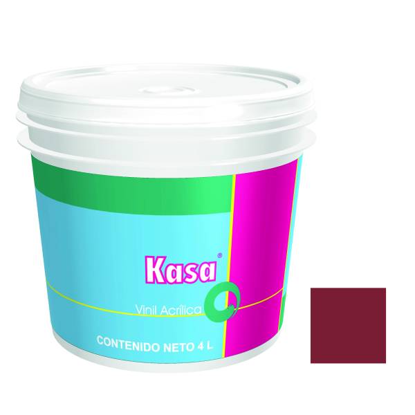 7083 Pintura vinil kasa rojo ladrillo 4.0 lt Doal