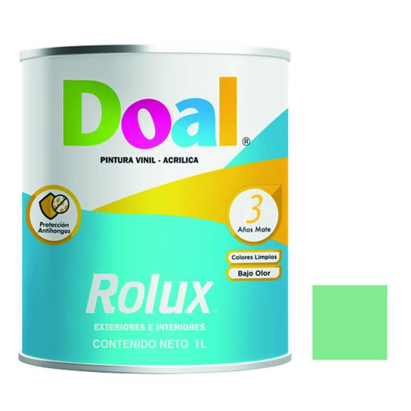 7124 Pintura vinil rolux verde mar 1.0 lt Doal