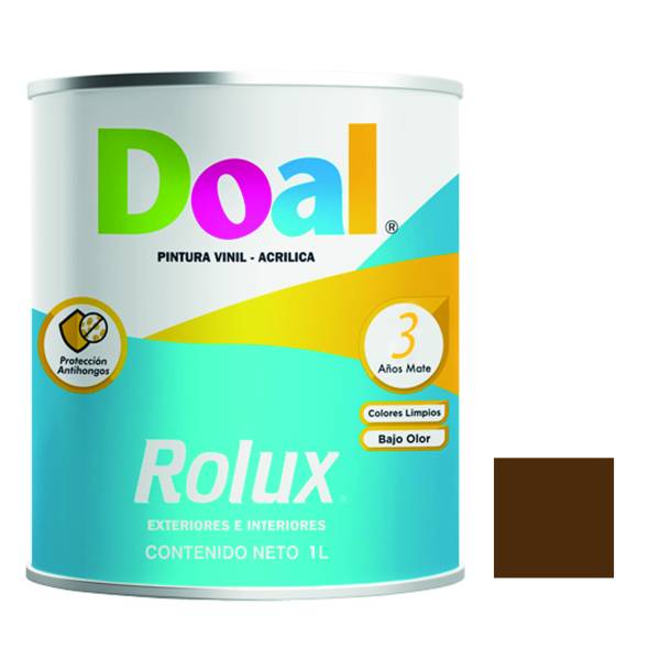 7148 Pintura vinil rolux castaño 1.0 lt Doal