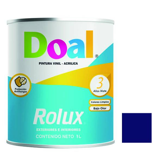 7156 Pintura vinil rolux azul intenso 1.0 lt Doal
