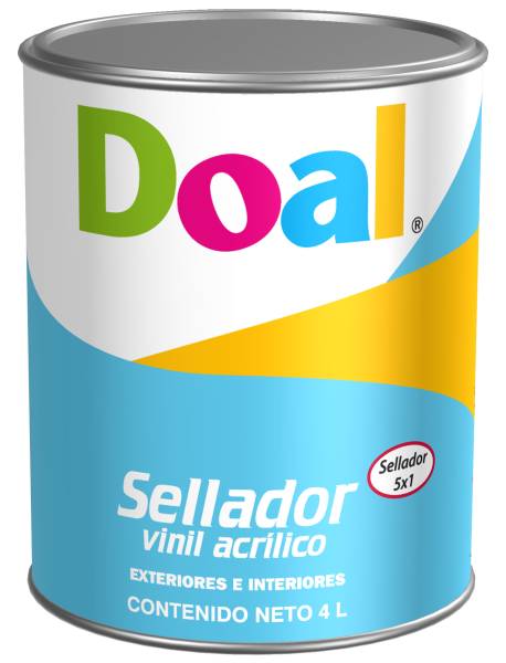 7290 Sellador vinilico acrilico 4.0 lt Doal