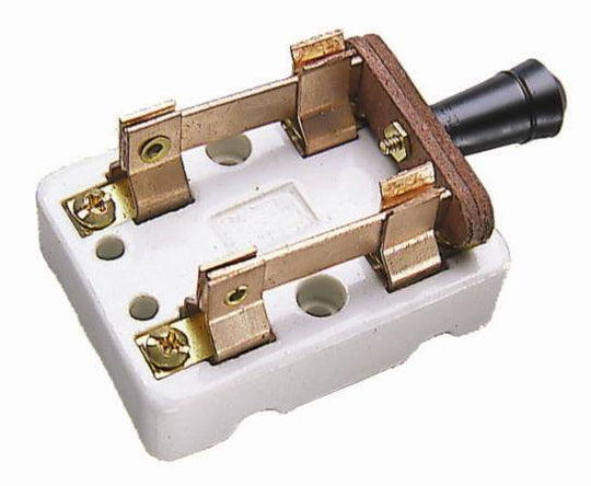 732 Interruptor 2 polos 1 tiro 25A en porcelana Iusa
