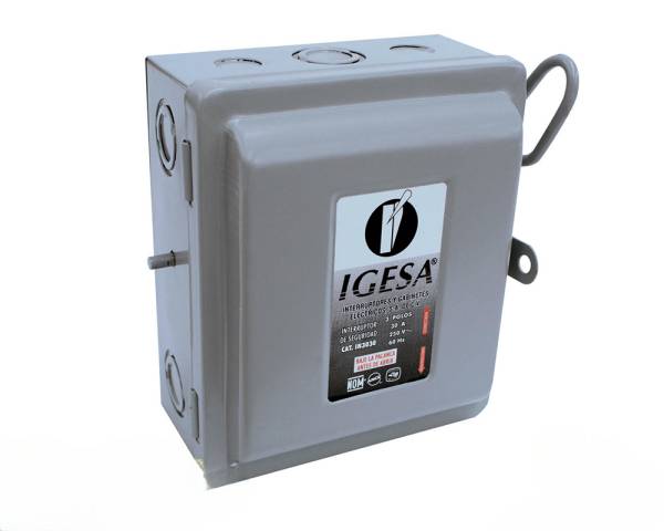 736 Interruptor de seguridad 3 polos 30a IN3030 IGESA