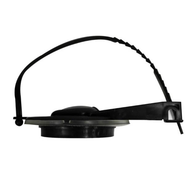 7396 Pera sapo 3" plastica negra con cadena plastica Cato
