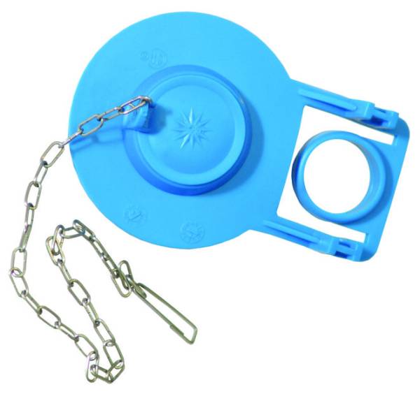 7397 Pera sapo 2" plastica azul con cadena de acero inoxidable PB6025 Coflex