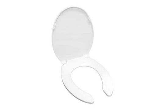 7681 Asiento para sanitario alargado blanco Beta