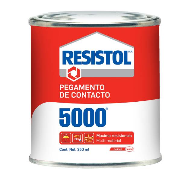 7878 Pegamento 5000 clasico 5000 clasico amarillo 250 ml lata RESISTOL