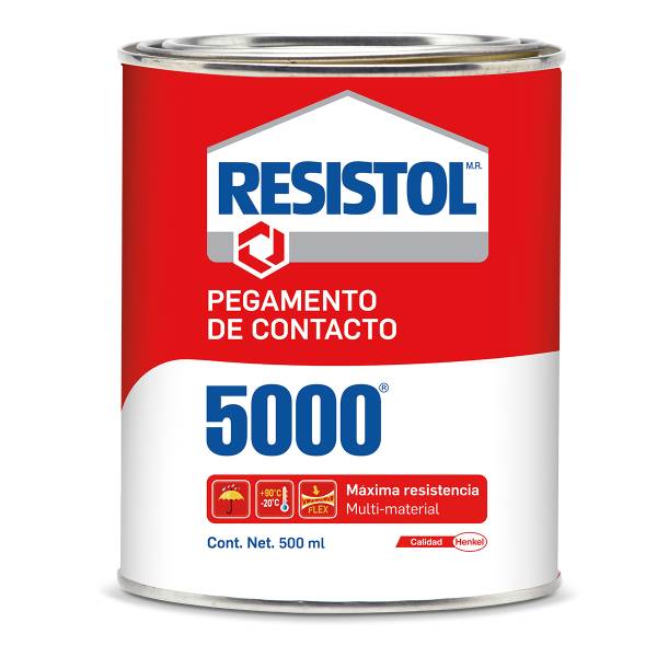 7880 Pegamento 5000 clasico 5000 clasico amarillo 500 ml tubo RESISTOL
