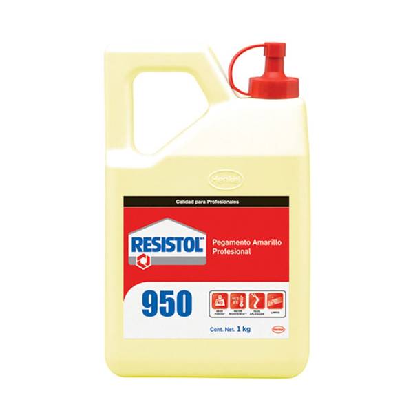 7882 Pegamento 950 carpintero amarillo 1 kg tubo RESISTOL