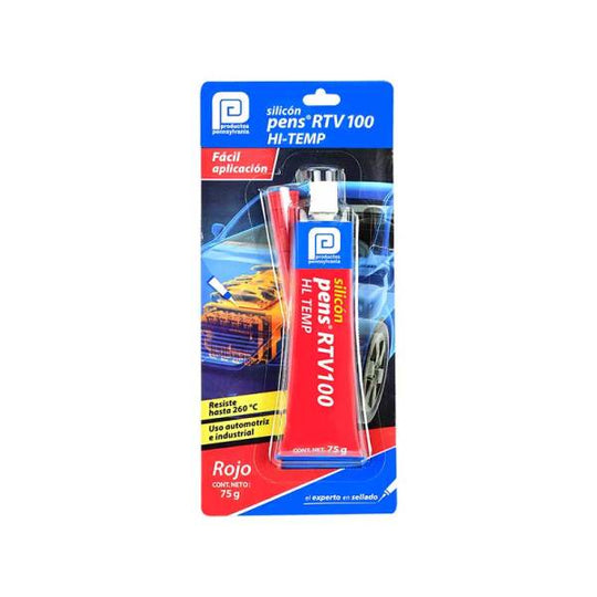 7930 Silicon alta temperatura RTV100 blister 075gr rojo Pennsylvania