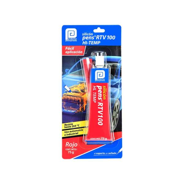 7930 Silicon alta temperatura RTV100 blister 075gr rojo Pennsylvania