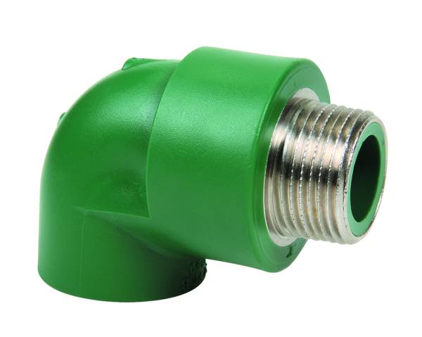 8023 Codo ppr 90 rosca exterior 020mm 1/2" Tuboplus