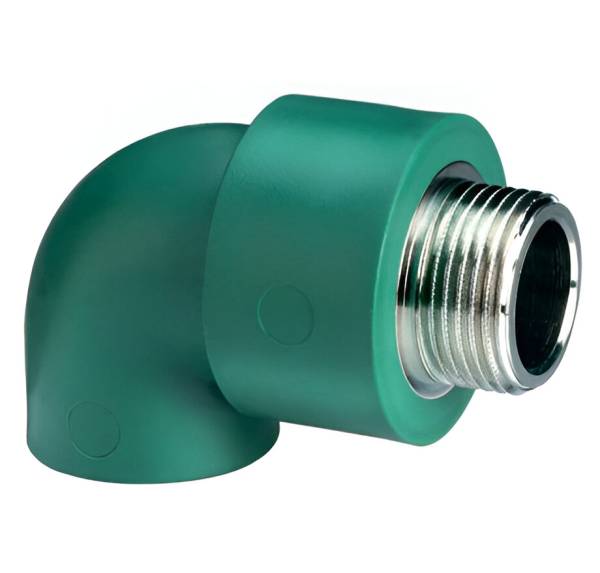 8024 Codo ppr 90 rosca exterior 025mm 3/4" Tuboplus