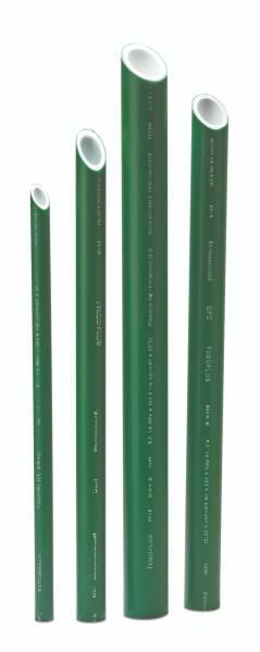 8091 Tubo verde ppr 16 020mm 1/2" 4mts Tuboplus TUBOPLUS