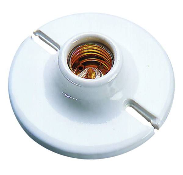 871 Portalampara ceramica redonda 3" Iusa