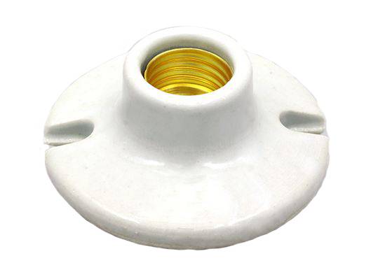 872 Portalampara ceramica redonda 3" Kley