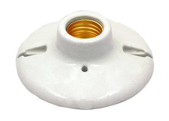 876 Portalampara ceramica redonda 4" Kley