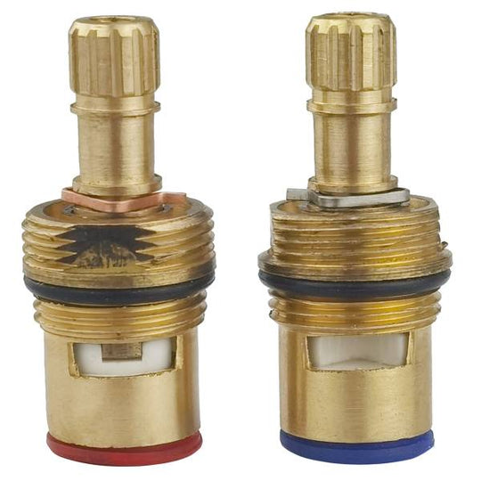 283220 Cartucho ceramico laton estria standard 1/4 de vuelta con 2pz Vianti