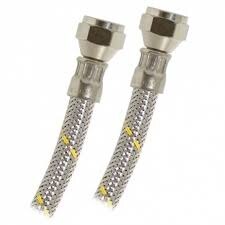 5395 Manguera para gas de acero inoxidable 3/8" x 3/8" 100cm AGB100 Coflex