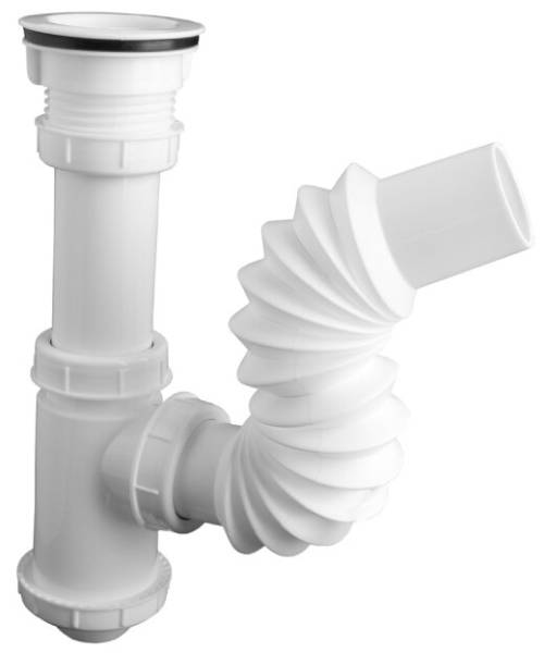 8265 Trampa para fregadero flexible PVC sin contra ch 2287 Fleximatic