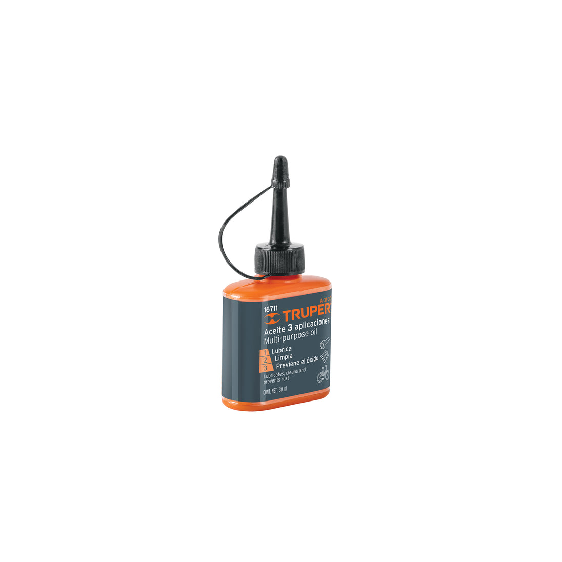 A-31-30 Aceite multiusos, 30ml (1oz), Truper
