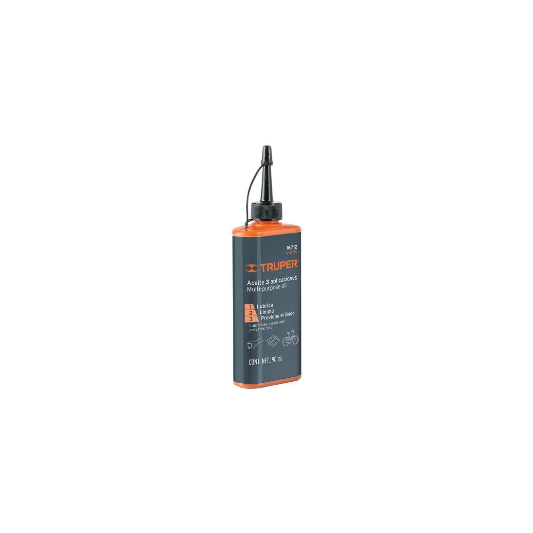 A-31-90 Aceite multiusos, 90ml (3oz), Truper