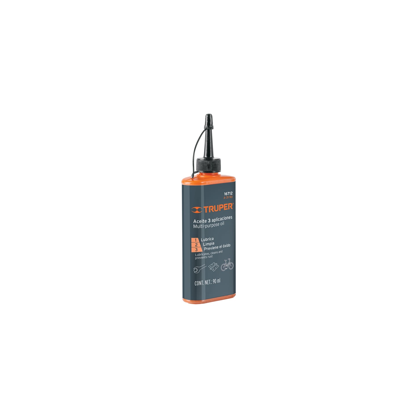 A-31-90 Aceite multiusos, 90ml (3oz), Truper