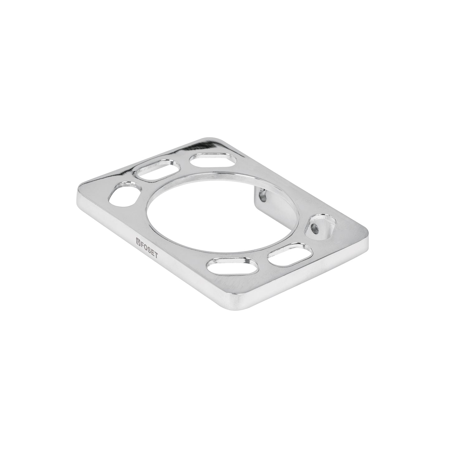 A-907 Portavaso cepillero, metálico, cromo, BASIC