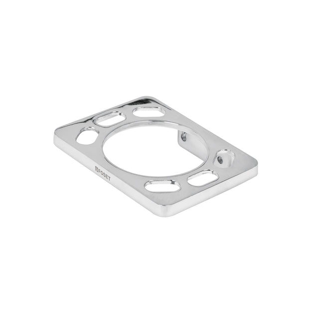 A-907 Portavaso cepillero, metálico, cromo, BASIC