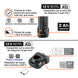 Destornillador de Impacto Truper A12-DES-1, 12 V, Torque 180 Nm
