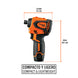 Destornillador de Impacto Truper A12-DES-1, 12 V, Torque 180 Nm