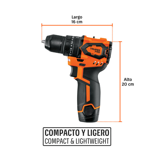 Rotomartillo Truper A12-ROT-1, 12V, 50 Nm Torque